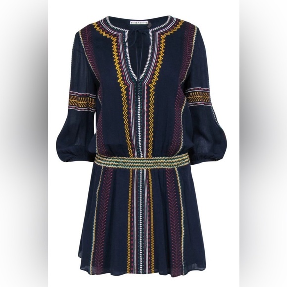 Alice + Olivia Dresses & Skirts - Alice & Olivia Jolene Embroidered Dress, Size 4